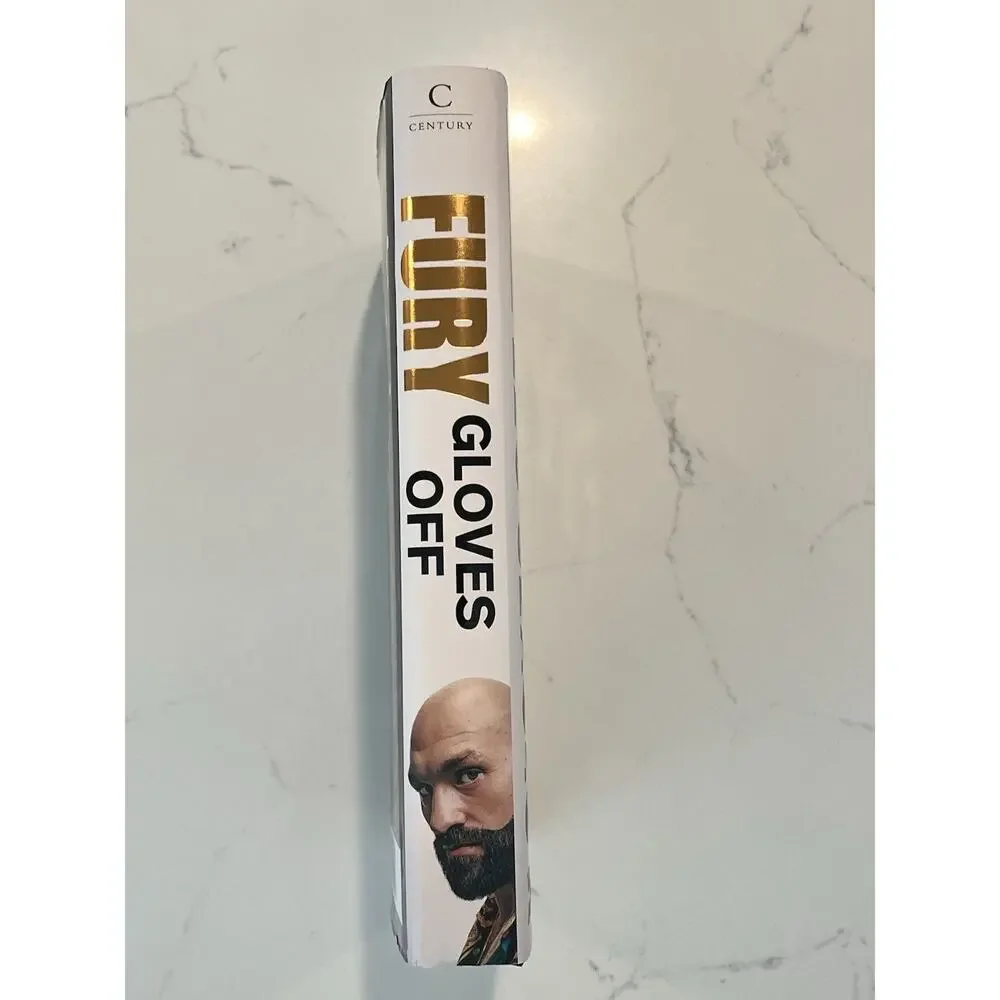 Tyson Fury Boxing Champion Signed Autographed Gloves Off Hardcover New Book 2
